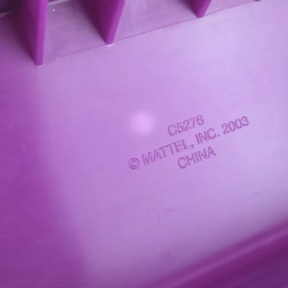 Barbie My Scene Purple Chaise Lounge Sofa Furniture 2003 Mattel No Legs